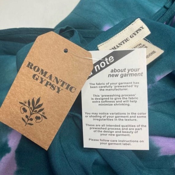 Romantic Gypsy Tie Dye Maternity Jumper-Large - Picture 3 of 5